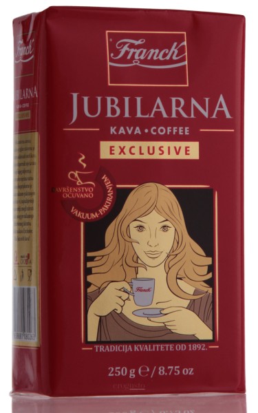 Franck Jubilarna - Ciglica - Kaffe gemahlen, vakuumiert (250 g)