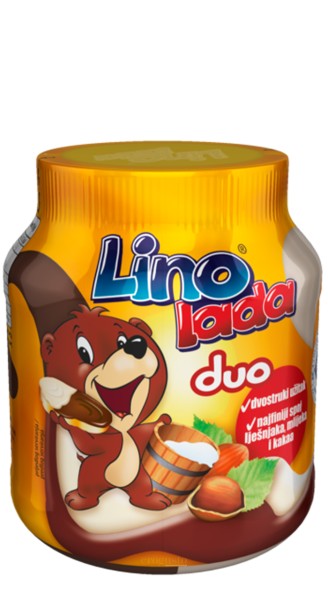 Lino Lada Duo - Podravka - Milch- und Haselnuss-Creme (400 g)