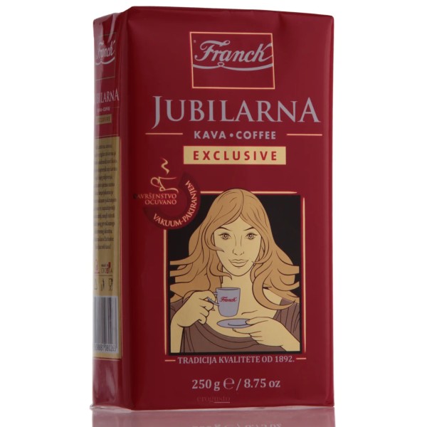 Packung Franck Jubilarna kava (250 g) - gemahlener, vakuumierter Kaffee