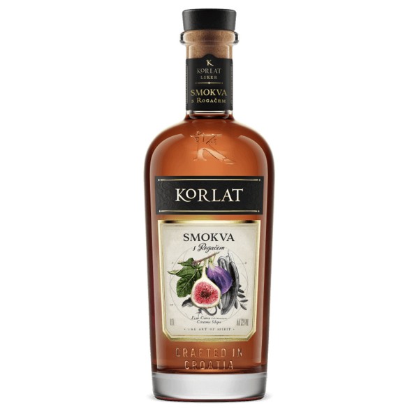 Korlat Smokva s rogacem - Badel Feigenlikör mit Johannisbrot 25% vol. (0,7 l)