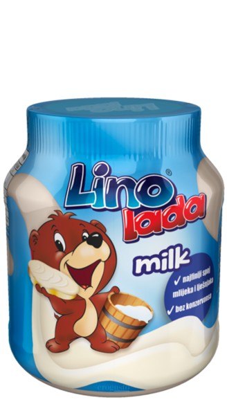 Lino Lada Milk - Podravka - Milch-Creme mit Haselnüssen (400 g)