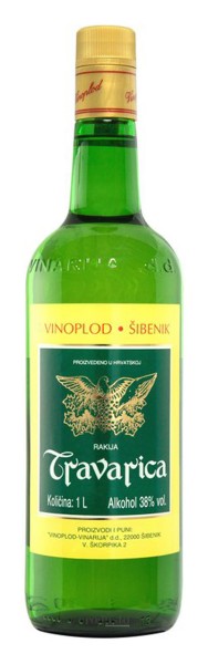 Travarica Rakija - Vinoplod Bitter 38% vol (1 l)