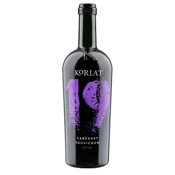 Flasche Rotwein Korlat Cabernet Sauvignon, Jahrgang 2019