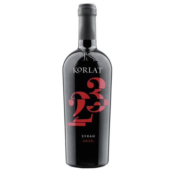 Flasche Korlat Syrah 2023
