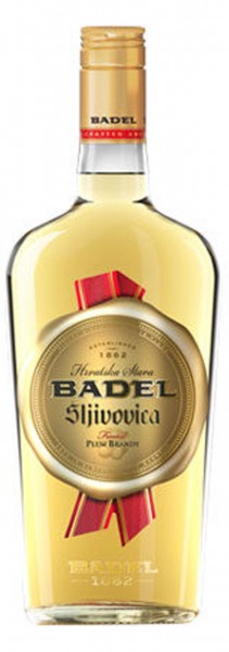 Badel Hrvatska stara sljivovica Flasche Vorderseite