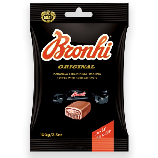 Bronhi Original - Lakritz-Toffees - Kras (100 g)