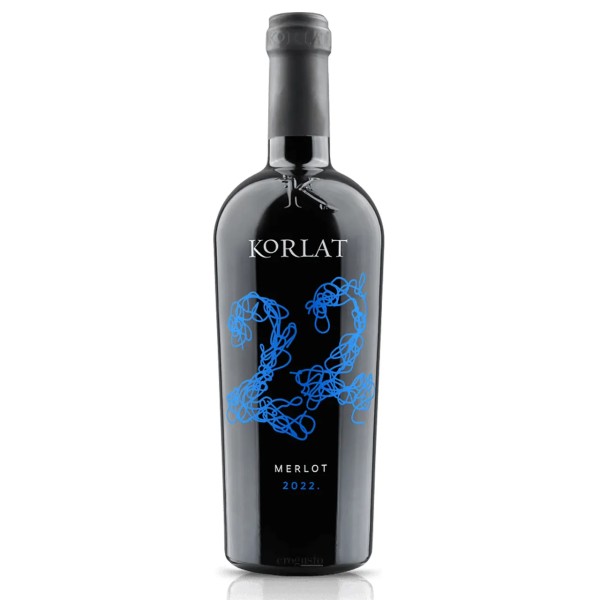 Flasche Korlat Merlot 2022