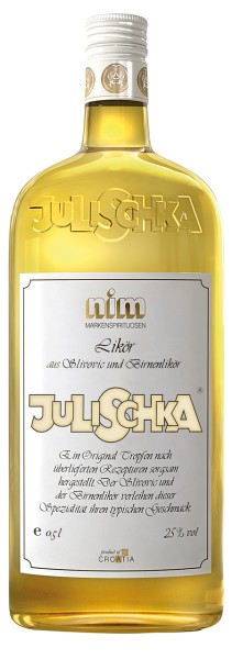 Julischka - Nimco Likör aus Slivovic und Birnenlikör 25% vol (0,5 l)